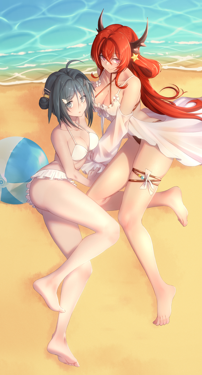 This is a pixiv picture whose title is 夏には水着！.