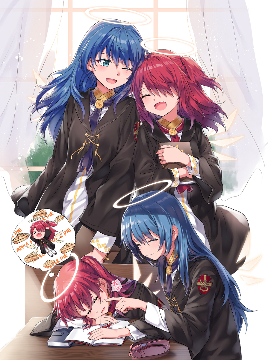 This is a pixiv picture whose title is 学園モスエク.