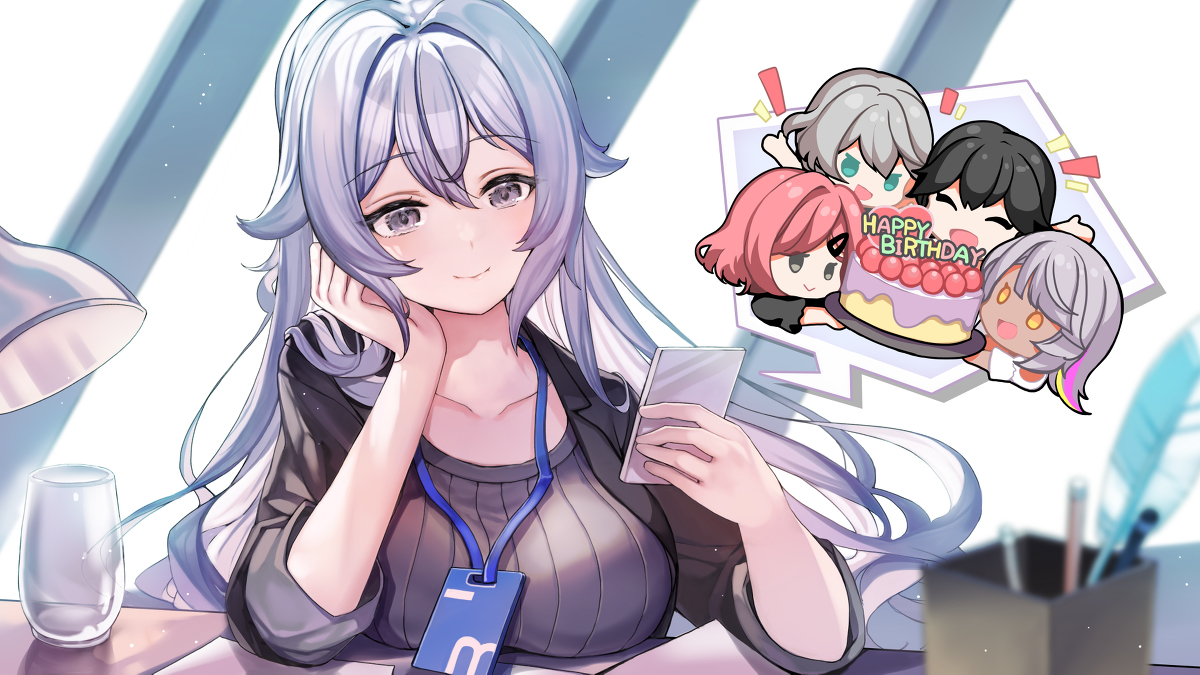 This is a pixiv picture whose title is 布洛妮婭生日快樂!.