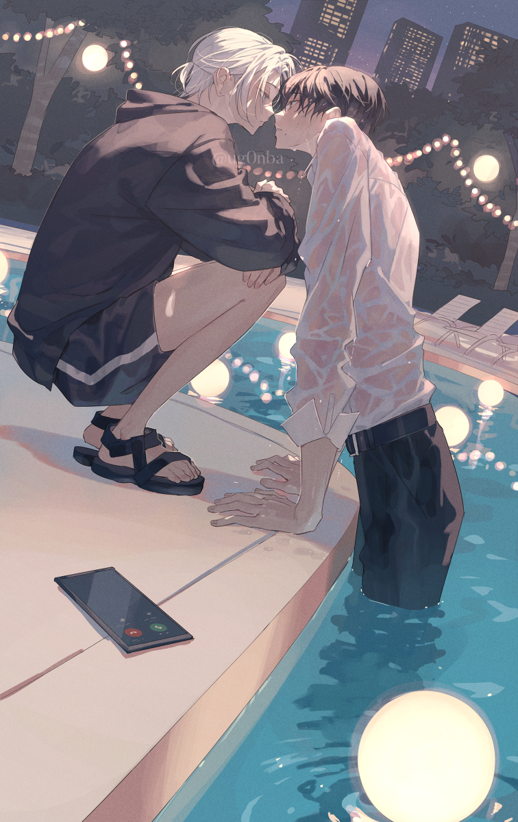 This is a pixiv picture whose title is 君に夢中.