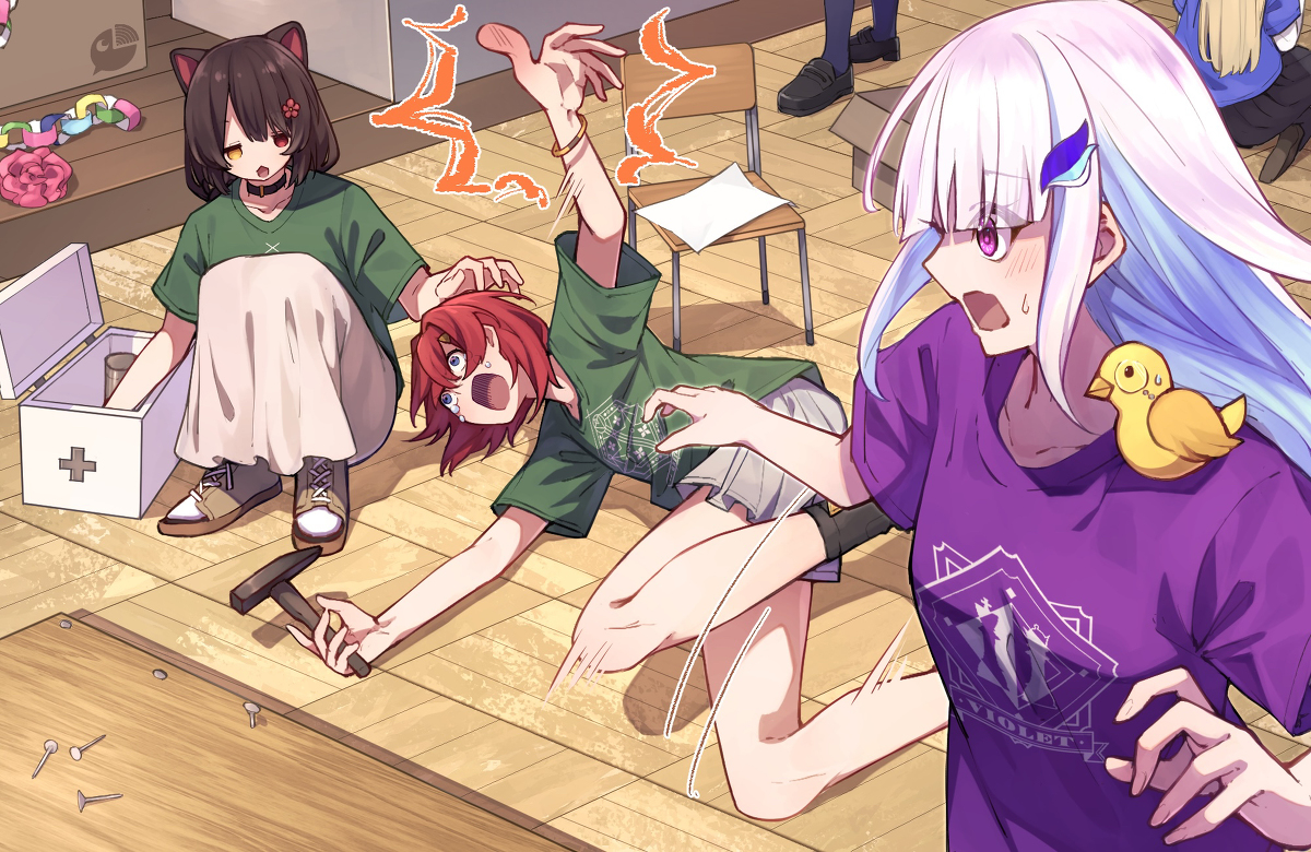 This is a pixiv picture whose title is どったんばったん.