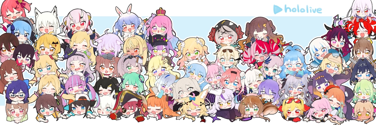 This is a pixiv picture whose title is 積み上げホロライブまとめ ver.2022!.