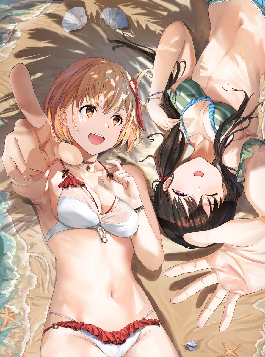 This is a pixiv picture whose title is 夏.