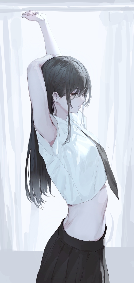 This is a pixiv picture whose title is Tired.