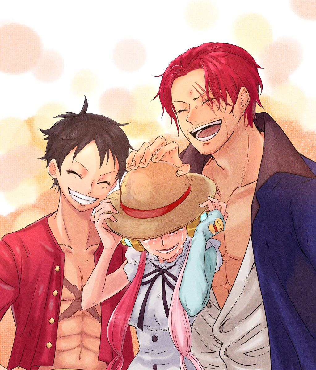 This is a pixiv picture whose title is 会いたかった(※二枚目前髪を足しただけです).