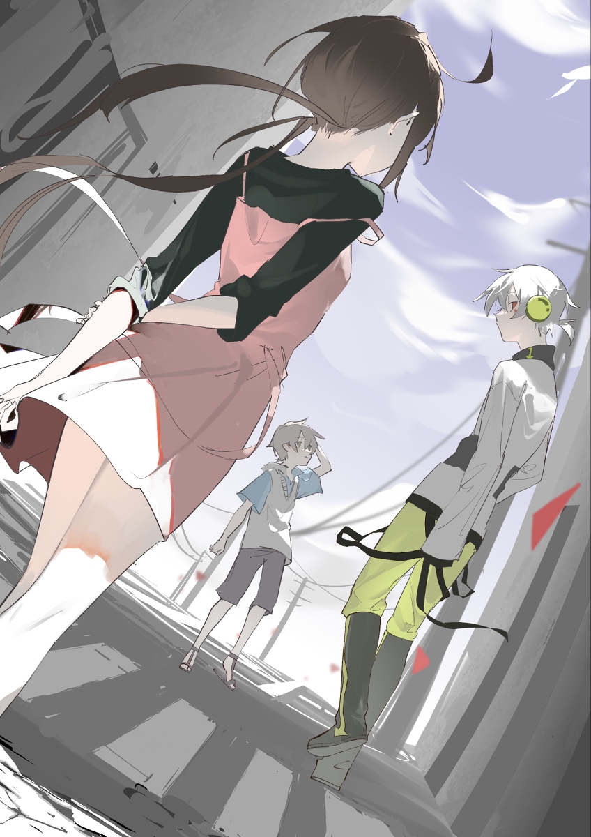 This is a pixiv picture whose title is 夏の日の向こう.