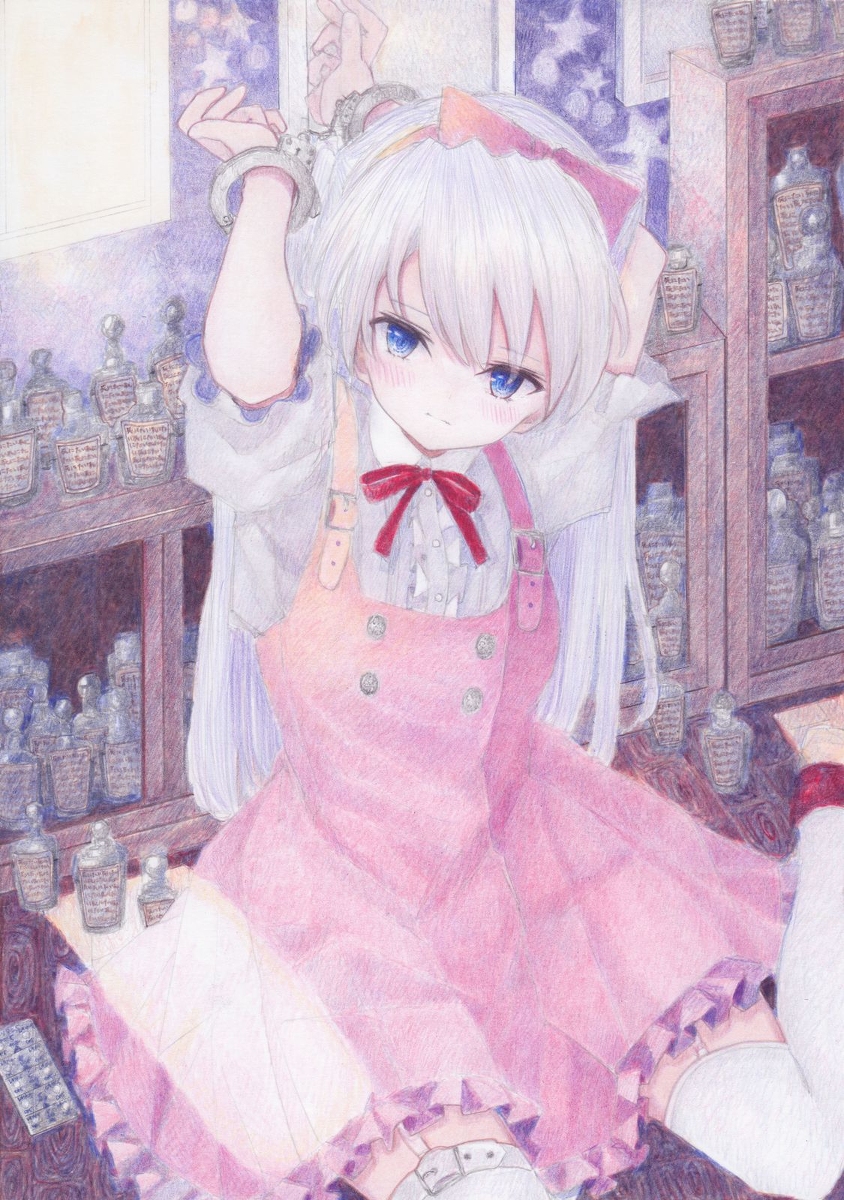 This is a pixiv picture whose title is 私を捕まえていてね.