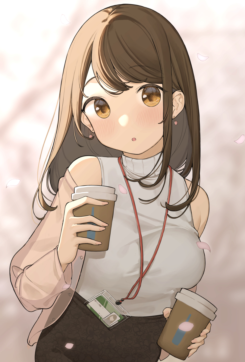 This is a pixiv picture whose title is お花見.
