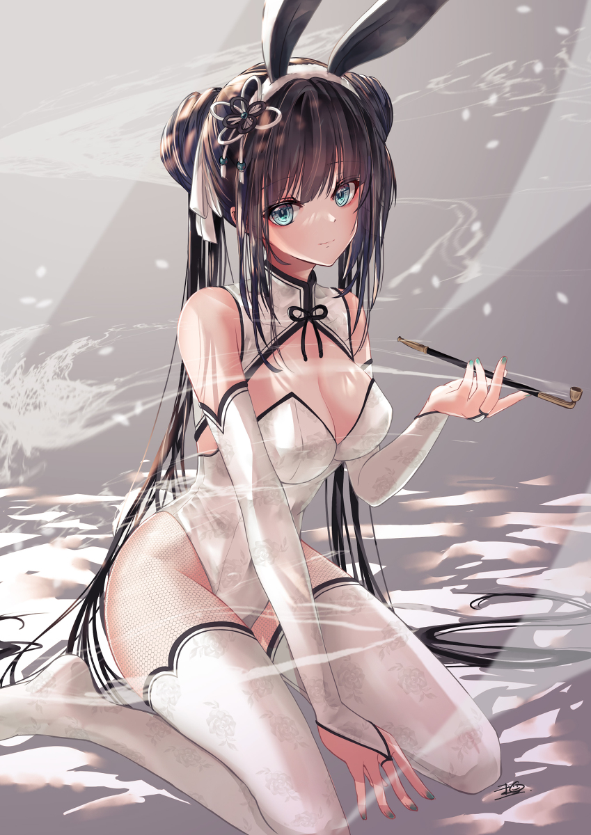 This is a pixiv picture whose title is Bunny.