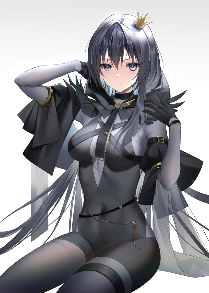 This is a pixiv picture whose title is KURO.