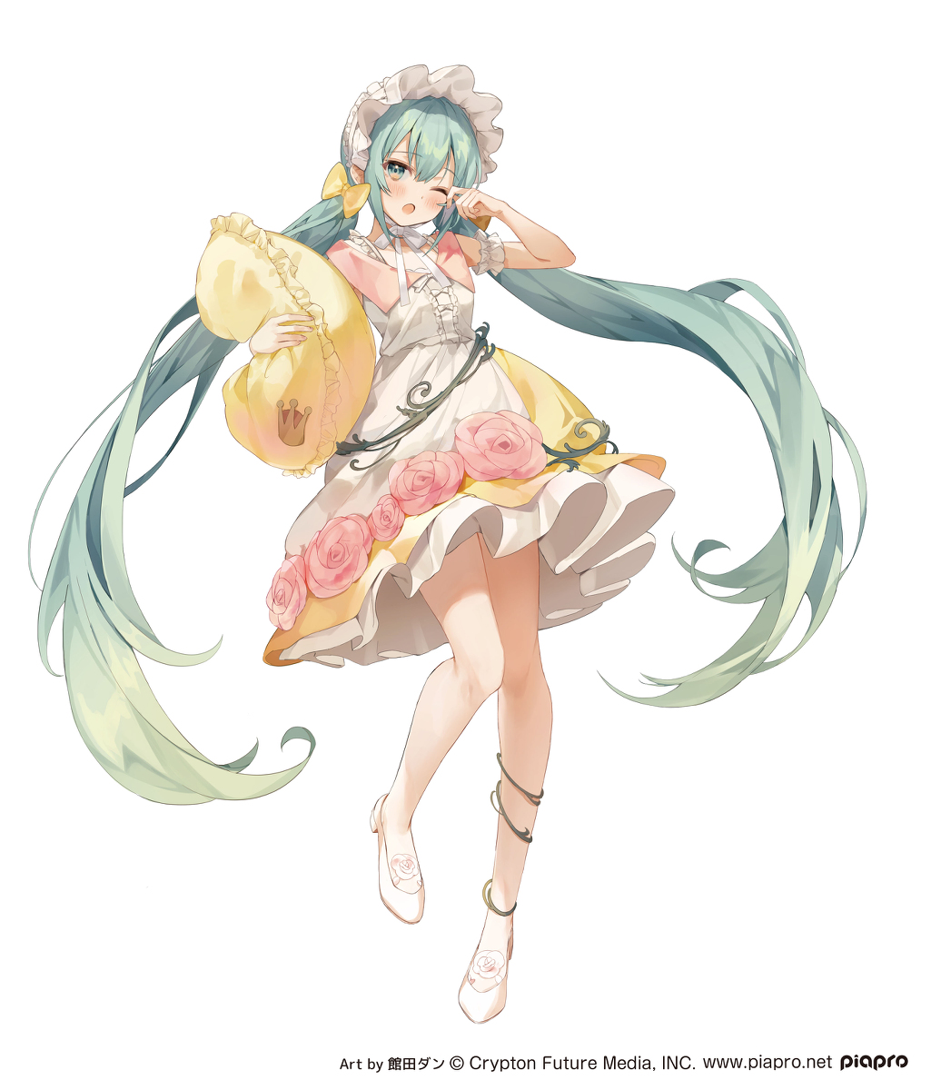This is a pixiv picture whose title is 初音ミクWonderland.