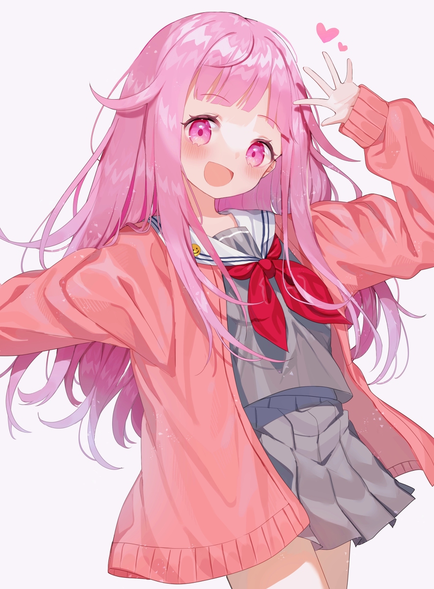 This is a pixiv picture whose title is ロングヘア〜！.