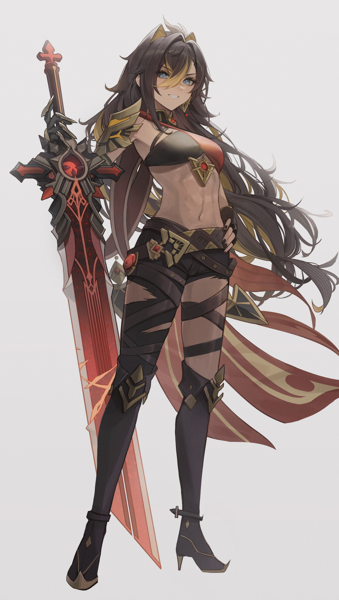 This is a pixiv picture whose title is dehya.