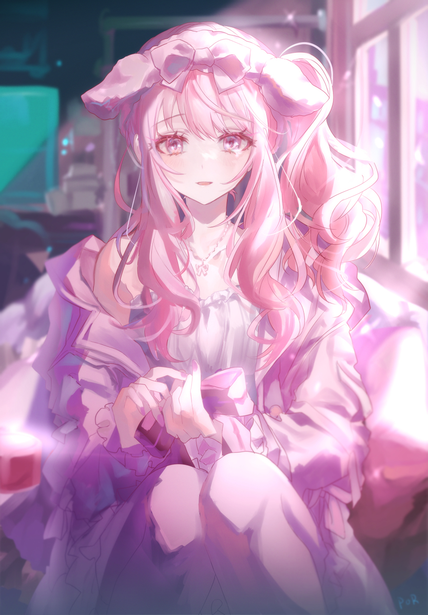 This is a pixiv picture whose title is 🎀.