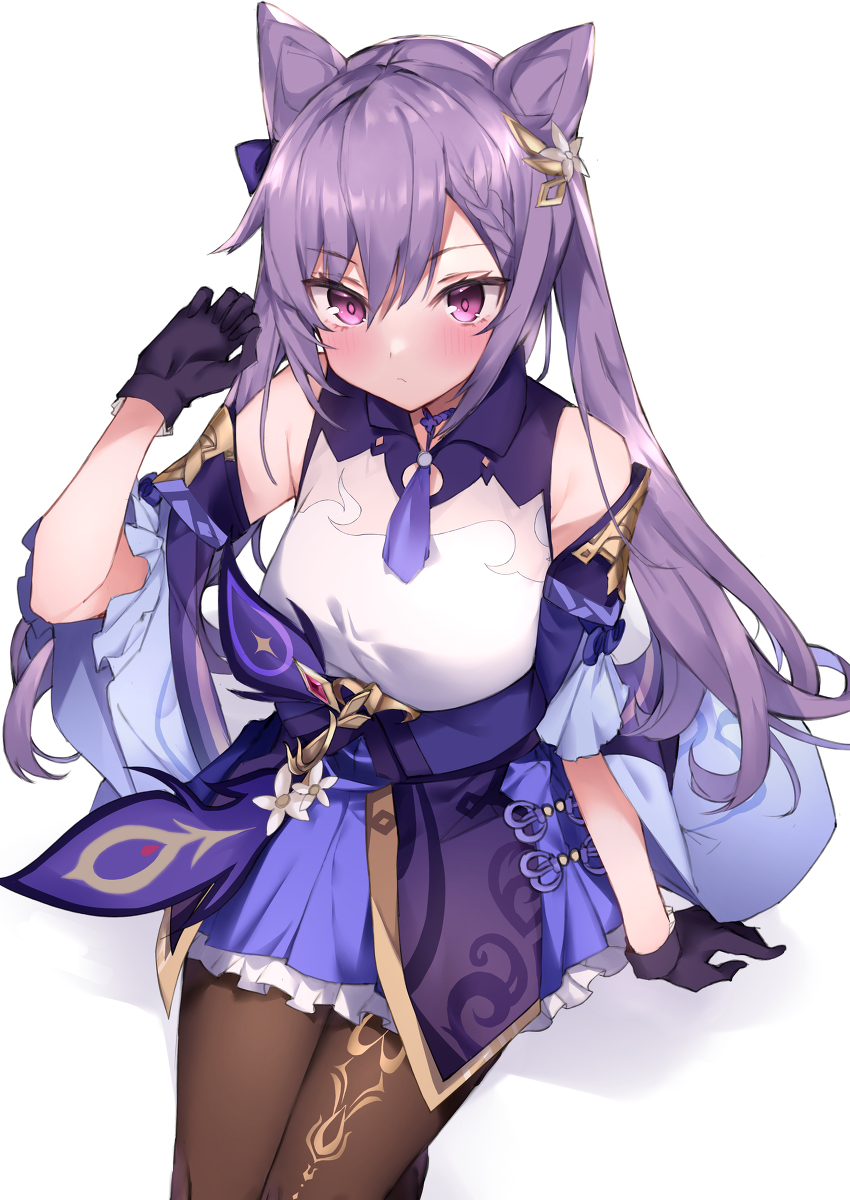 This is a pixiv picture whose title is 刻晴.