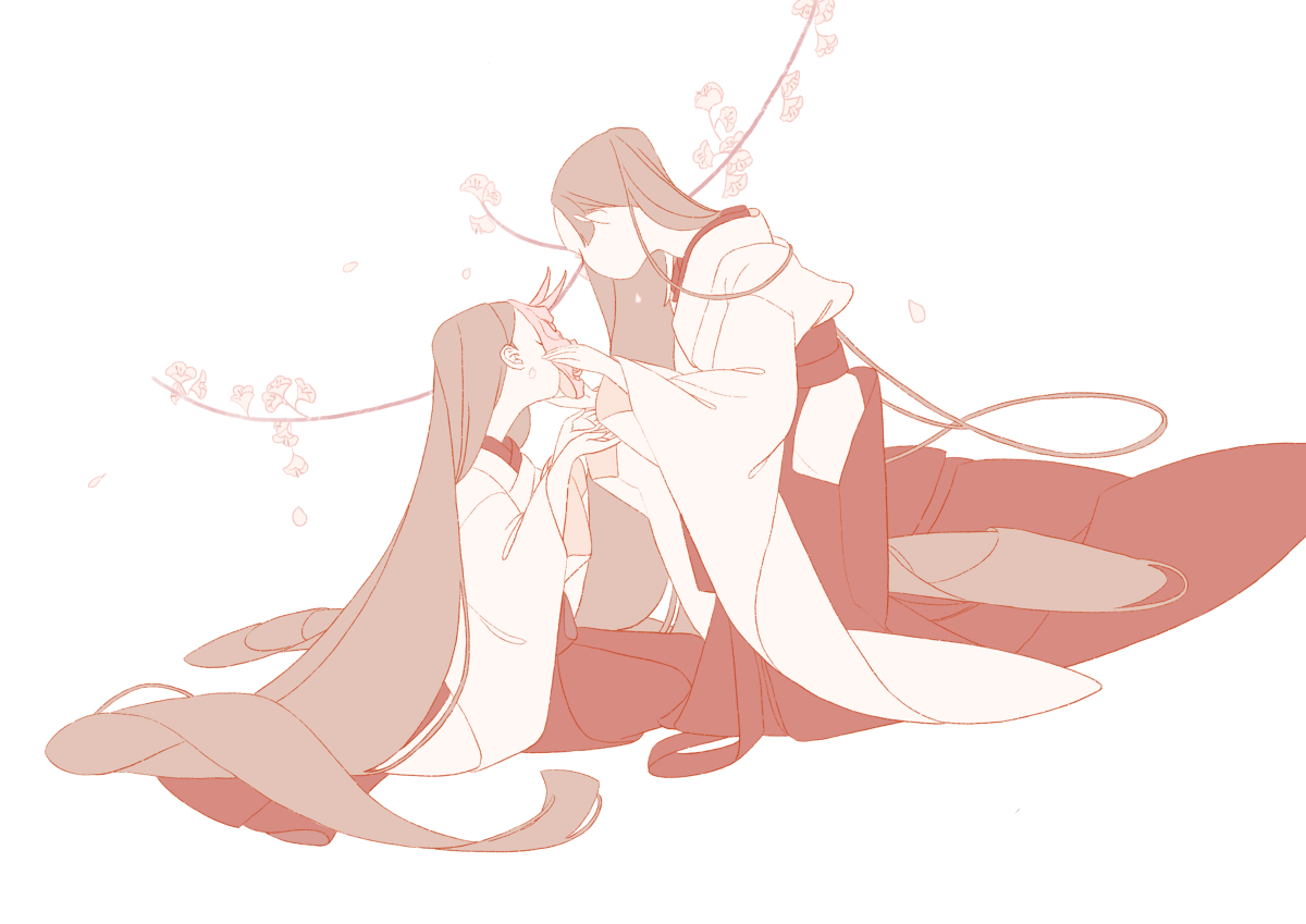 This is a pixiv picture whose title is 悲しまないで.