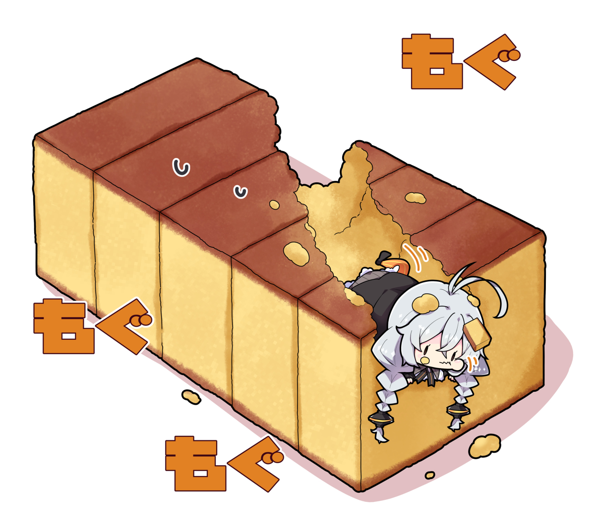 This is a pixiv picture whose title is 長崎カステラあかり。.