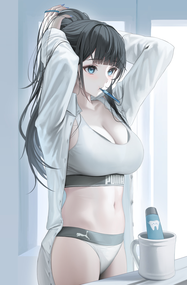 This is a pixiv picture whose title is ready to morning.