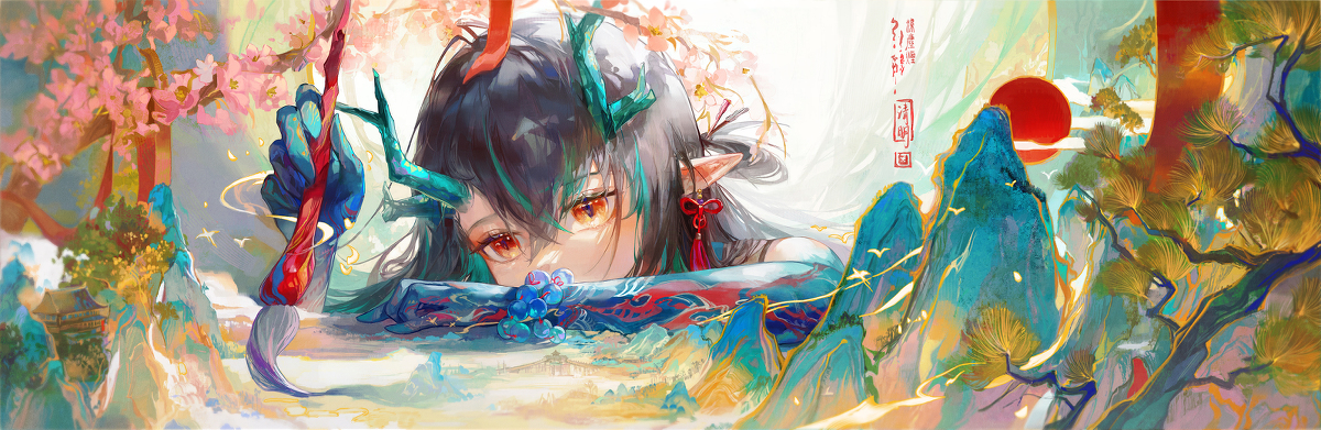 This is a pixiv picture whose title is 清明..