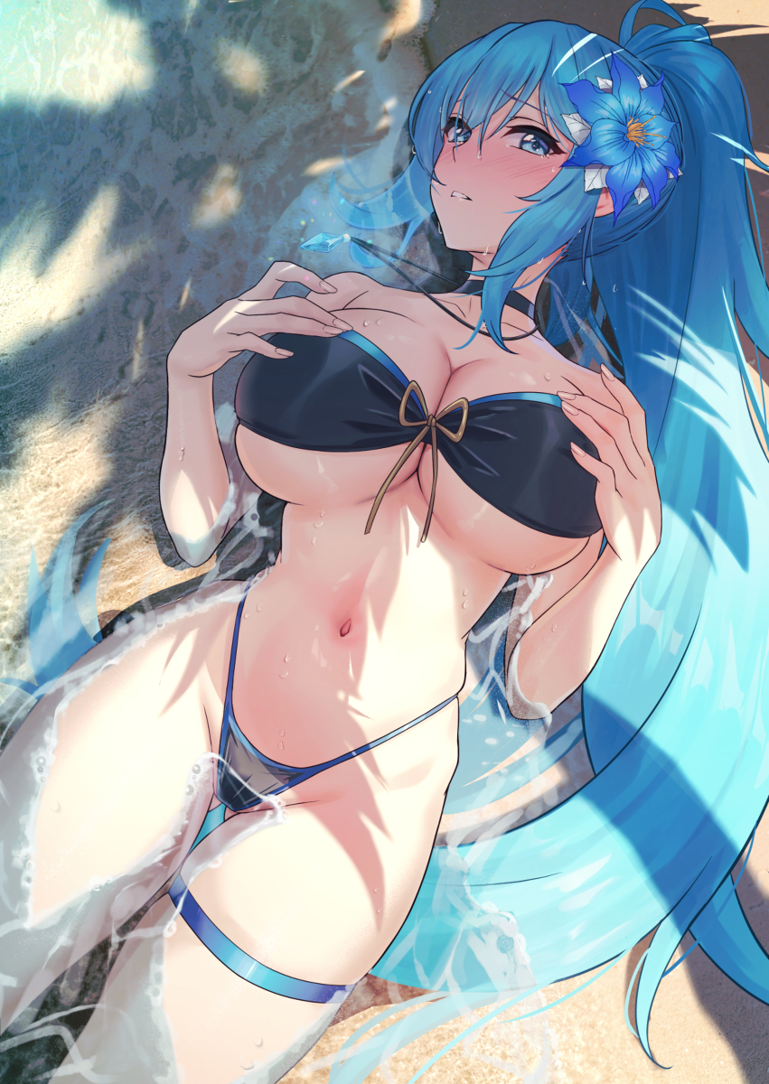 This is a pixiv picture whose title is 恥ずかしいです.