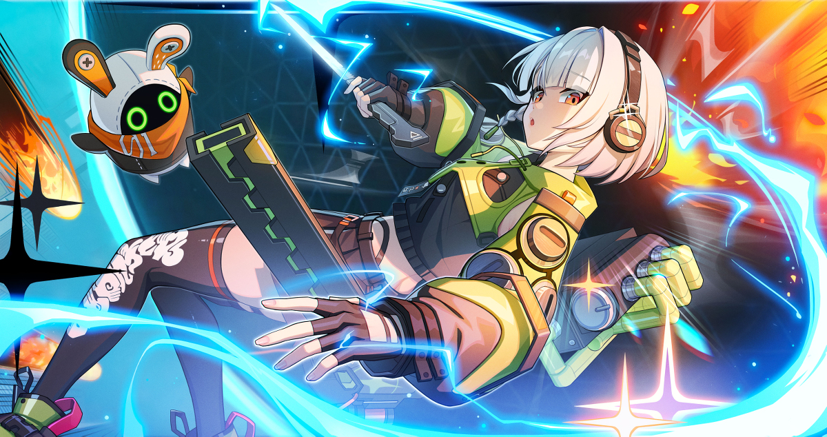 This is a pixiv picture whose title is 绝区零.