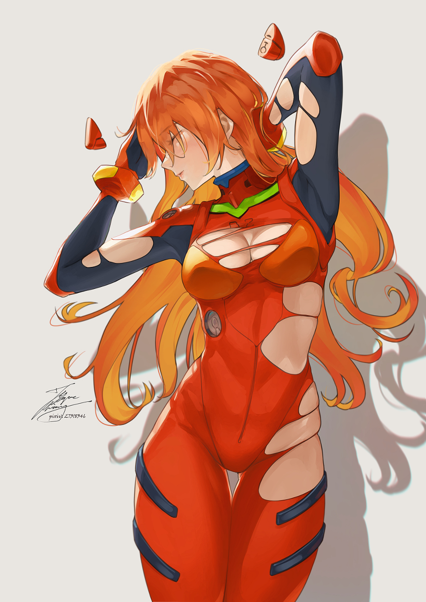 This is a pixiv picture whose title is アスカ.