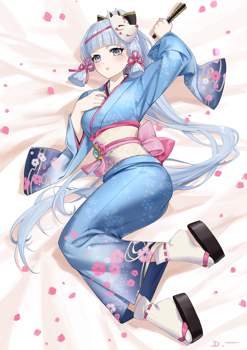 This is a pixiv picture whose title is 和服大小姐.