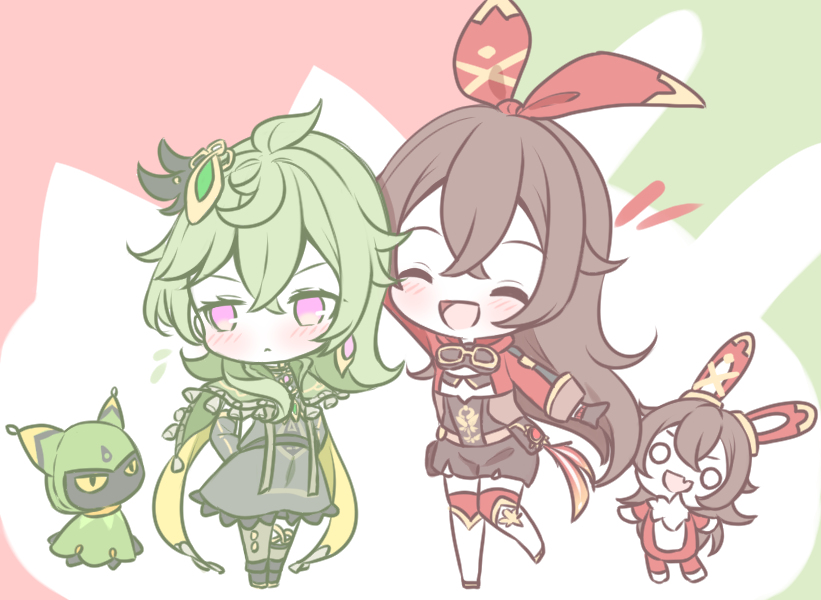 This is a pixiv picture whose title is コレイ＆アンバー.