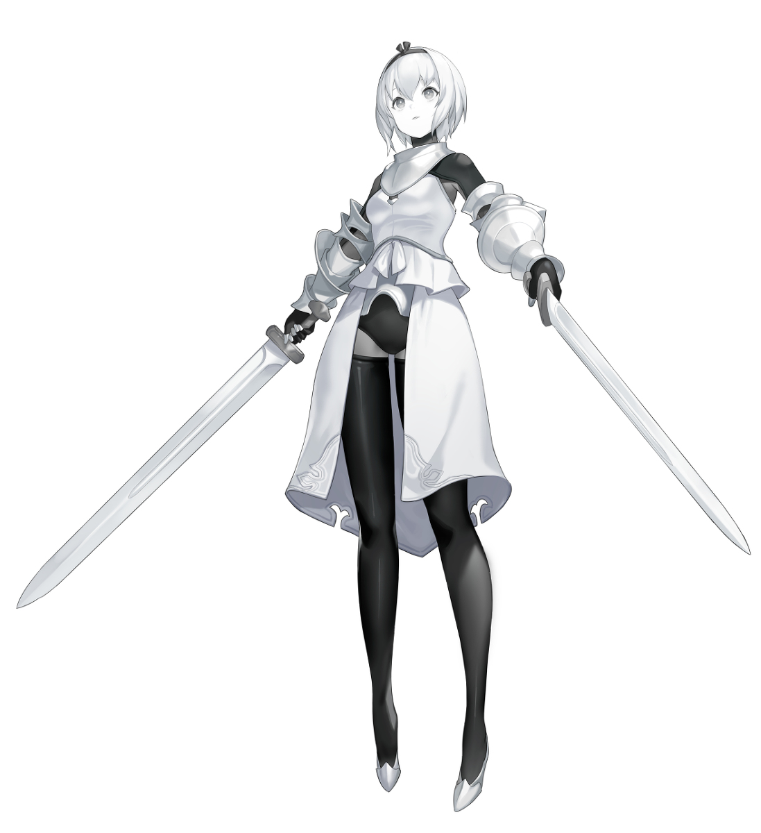 This is a pixiv picture whose title is 白誓廟の守人.