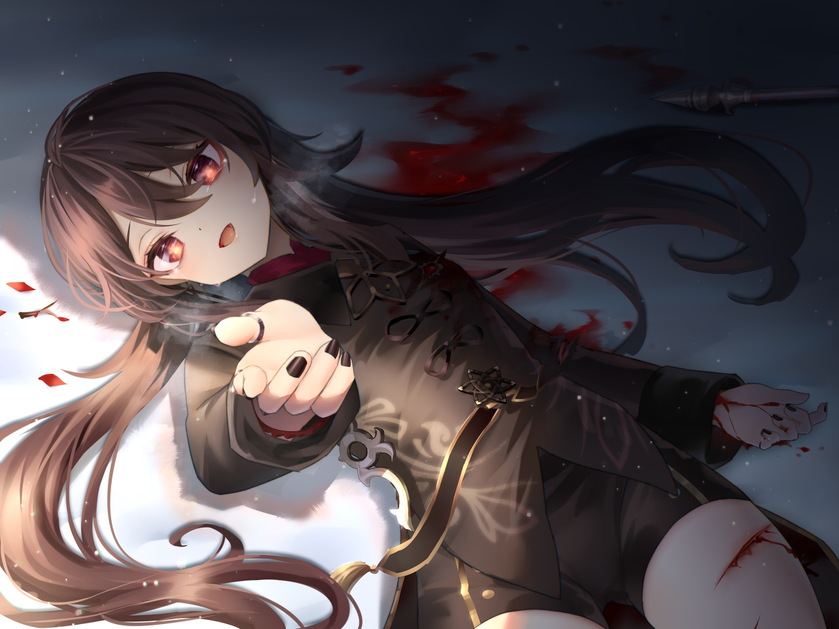 This is a pixiv picture whose title is 胡桃.