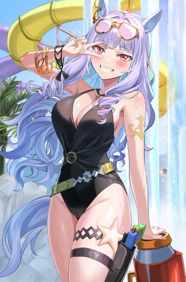 This is a pixiv picture whose title is ゴルシちゃん.