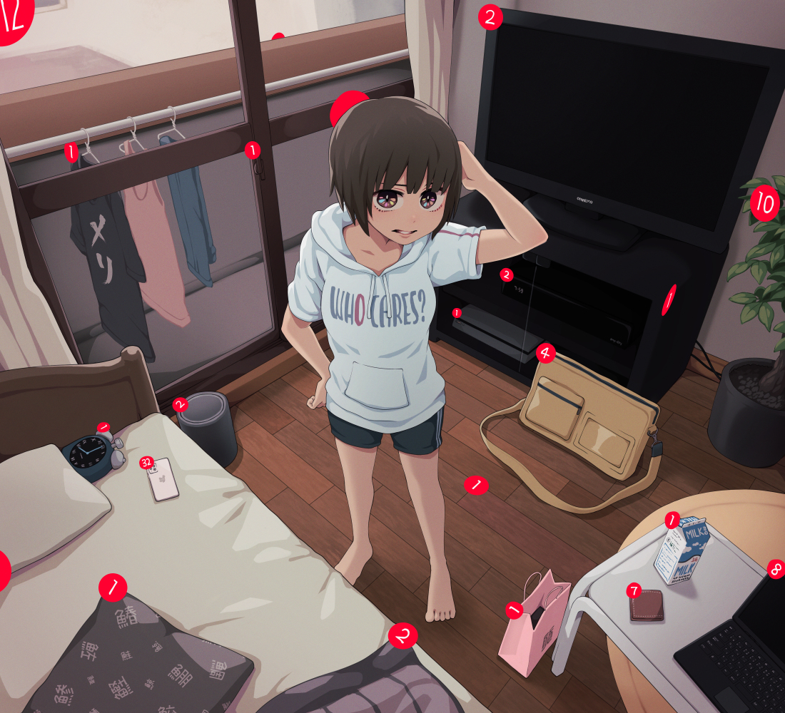 This is a pixiv picture whose title is お知らせ.