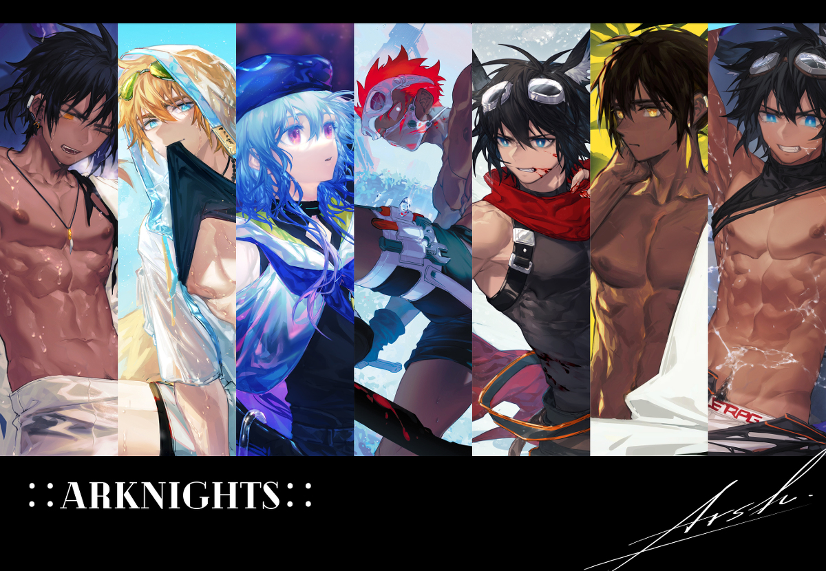 This is a pixiv picture whose title is Arknights.