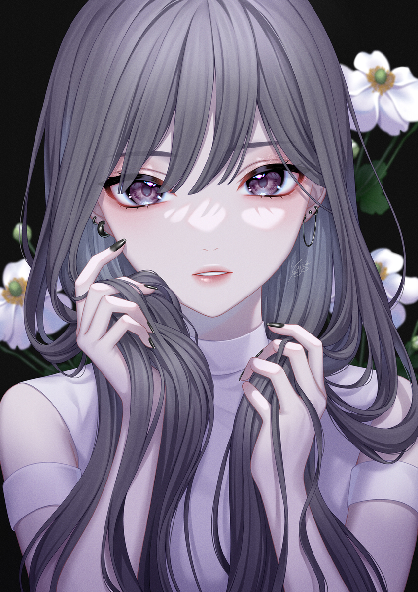 This is a pixiv picture whose title is 想薄.