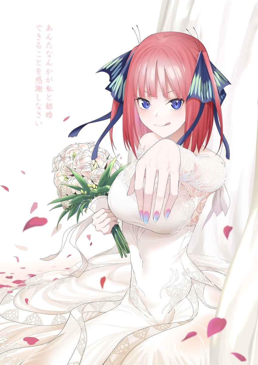 This is a pixiv picture whose title is 花嫁💍.