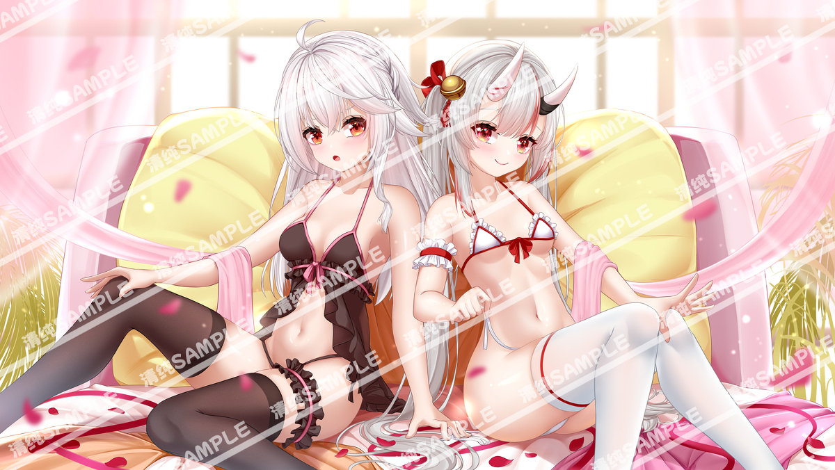 This is a pixiv picture whose title is 狗狗和妮妮姆.