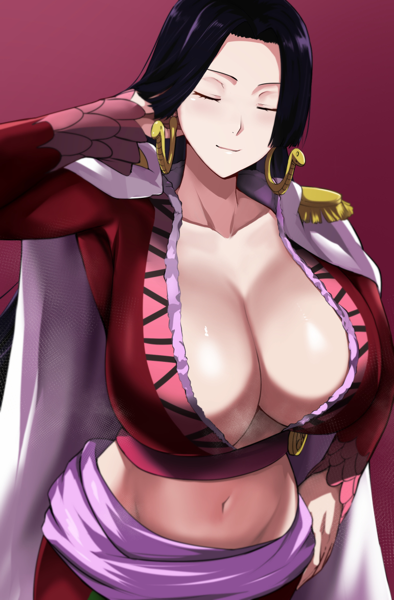 This is a pixiv picture whose title is ボア･ハンコック.