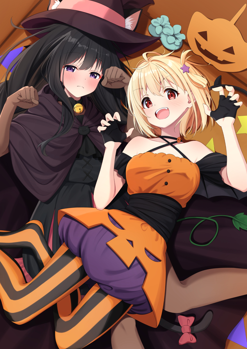 This is a pixiv picture whose title is halloweeeeen.