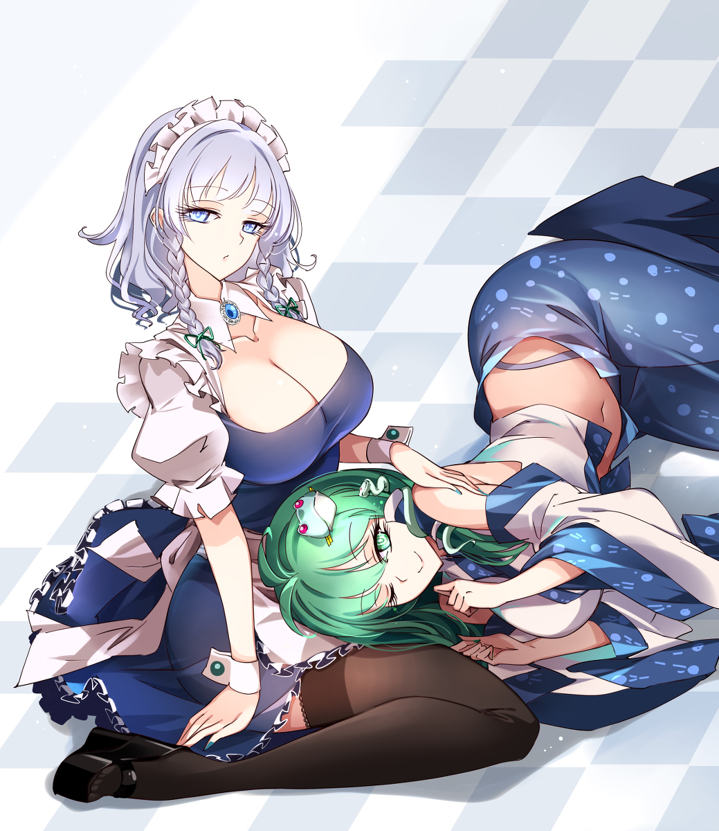 This is a pixiv picture whose title is 藍より青し.