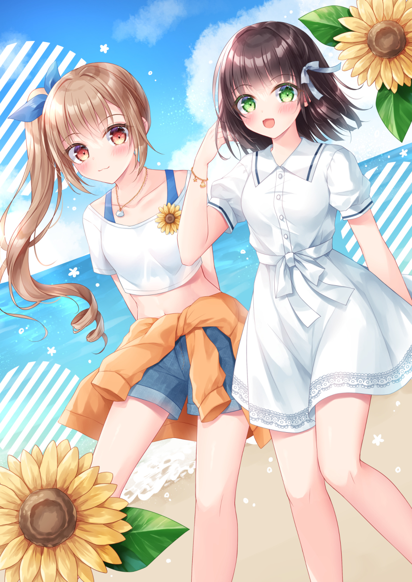 This is a pixiv picture whose title is 夏フェア🌻.