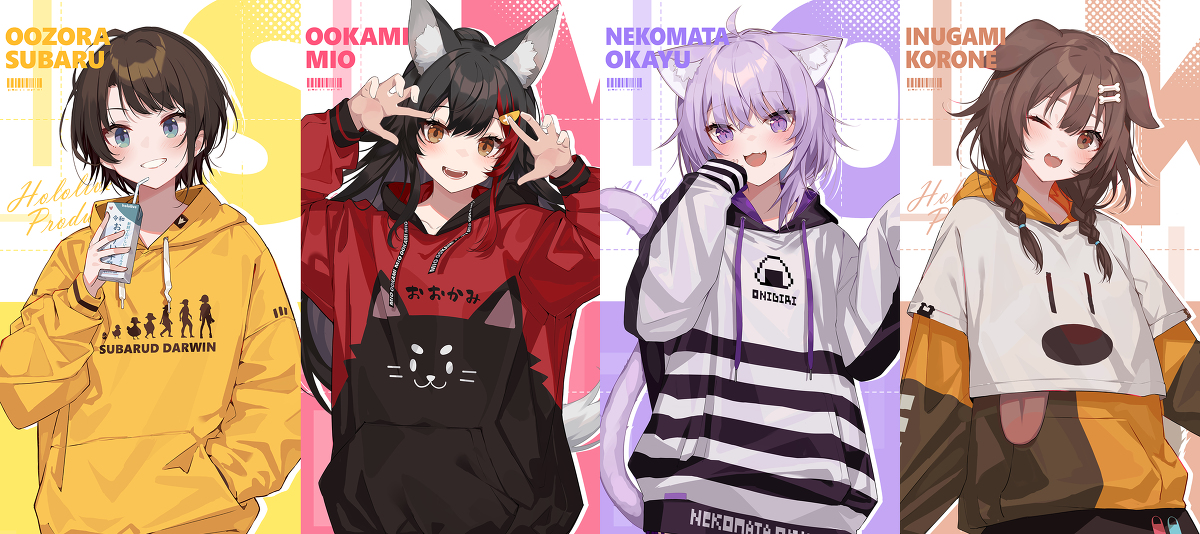 This is a pixiv picture whose title is SMOKの変なパーカーシリーズ.