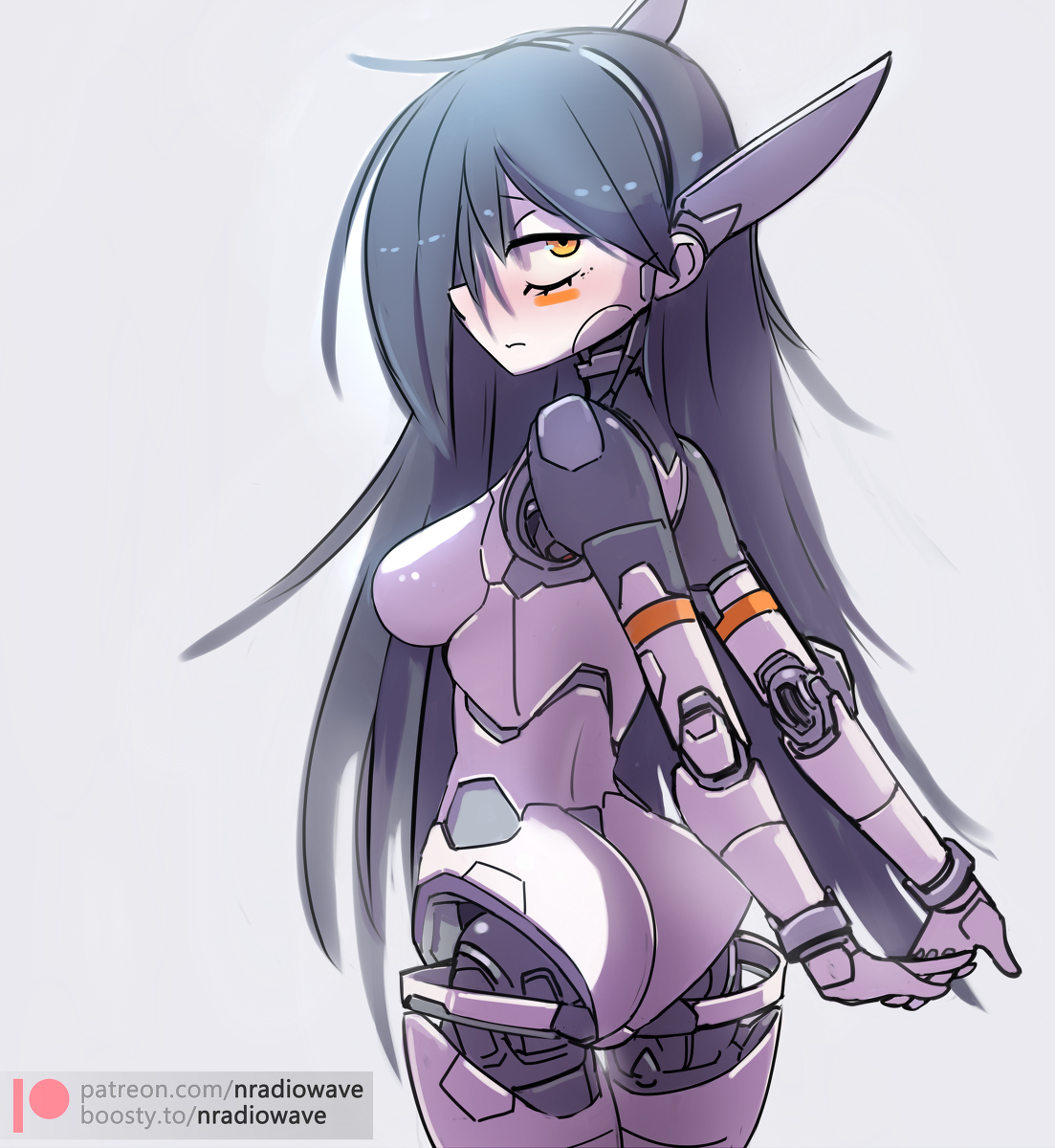 This is a pixiv picture whose title is Robot girl.