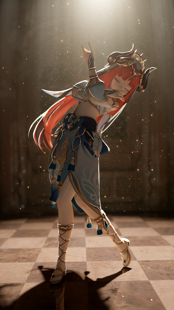 This is a pixiv picture whose title is Nilou.