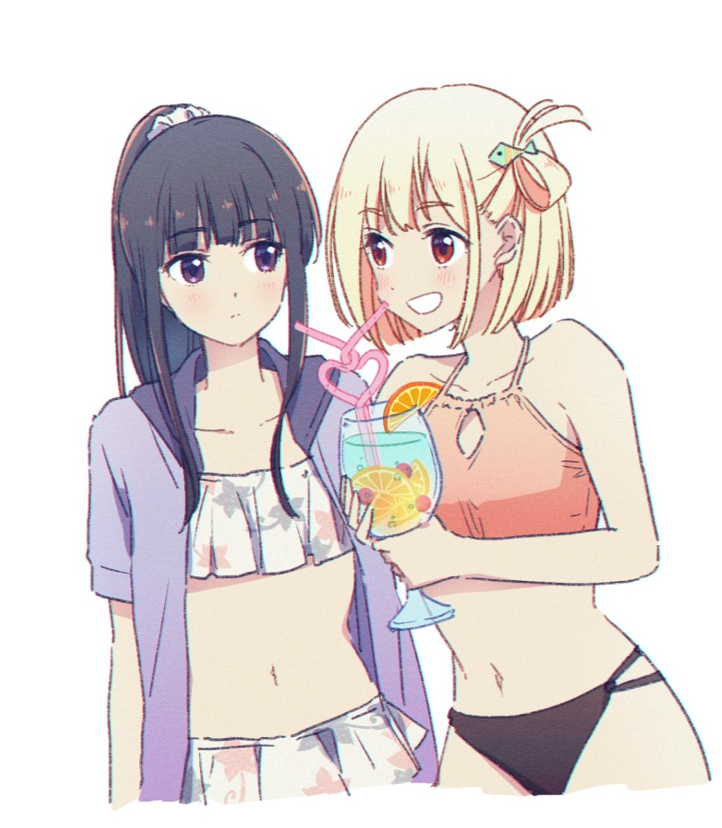 This is a pixiv picture whose title is 夏のちさたき.