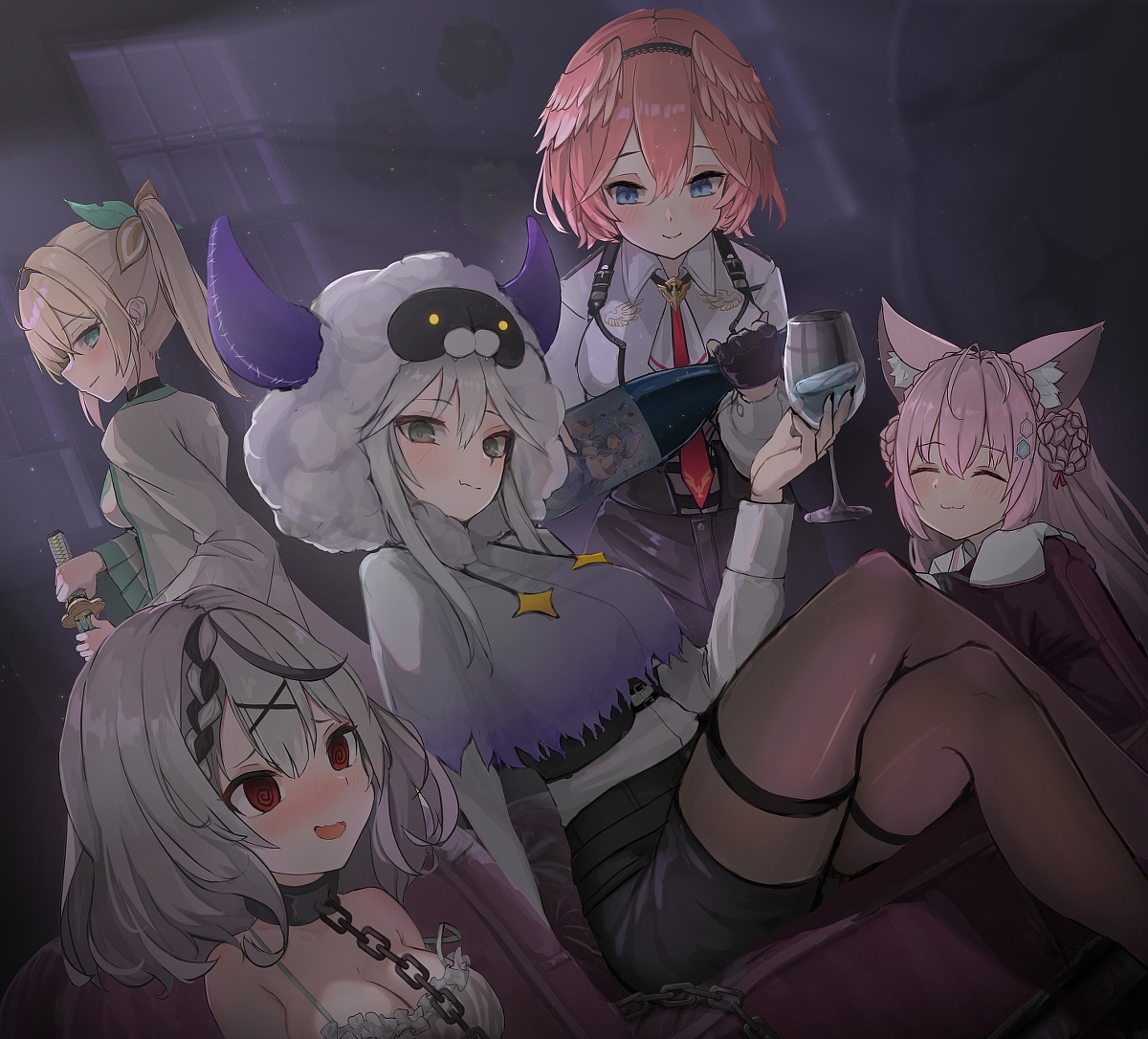 This is a pixiv picture whose title is Yes My Lion!.