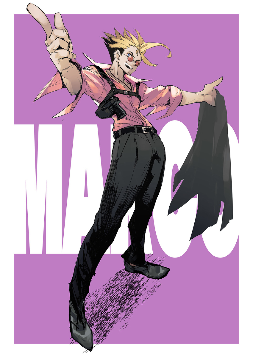 This is a pixiv picture whose title is 【強化人類アムネロ】マルコ.