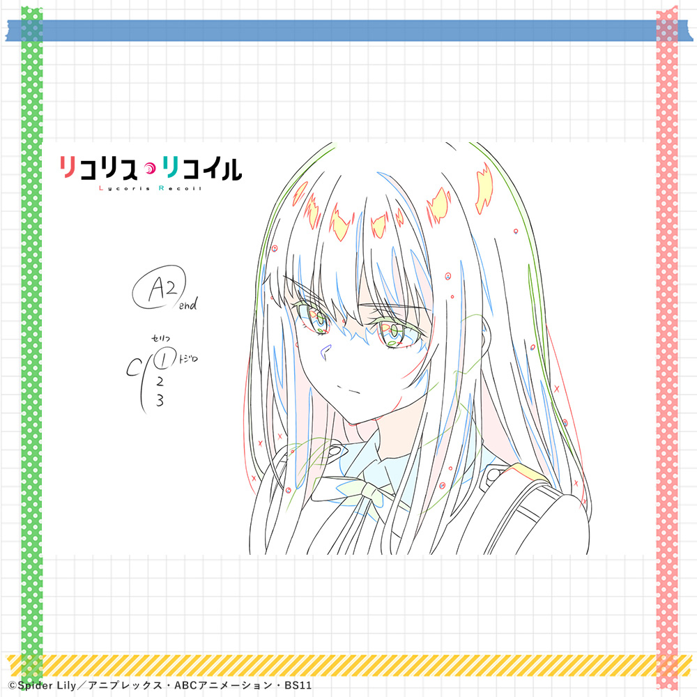 This is a pixiv picture whose title is 原画：第9話②.