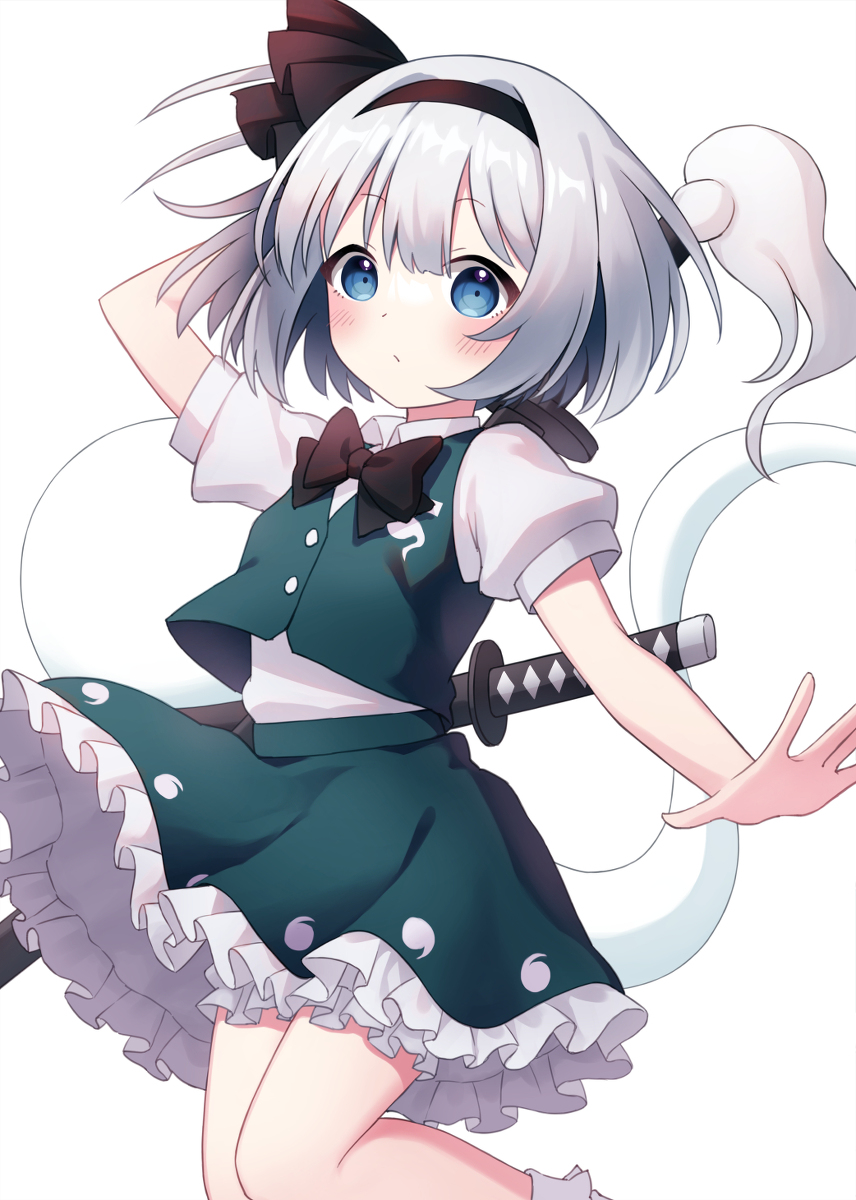 This is a pixiv picture whose title is 妖夢ちゃん.