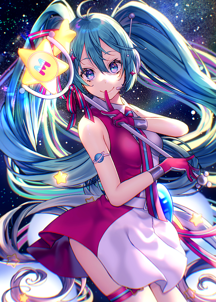 This is a pixiv picture whose title is 15th♡Anniversary.