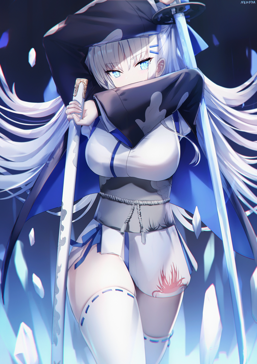 This is a pixiv picture whose title is "出雲".